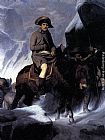 Paul Delaroche Bonaparte Crossing the Alps painting